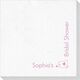 Corner Text with Baby Bird Design Deville Napkins Image 2 of 2